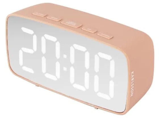 Розов цифров будилник - Karlsson