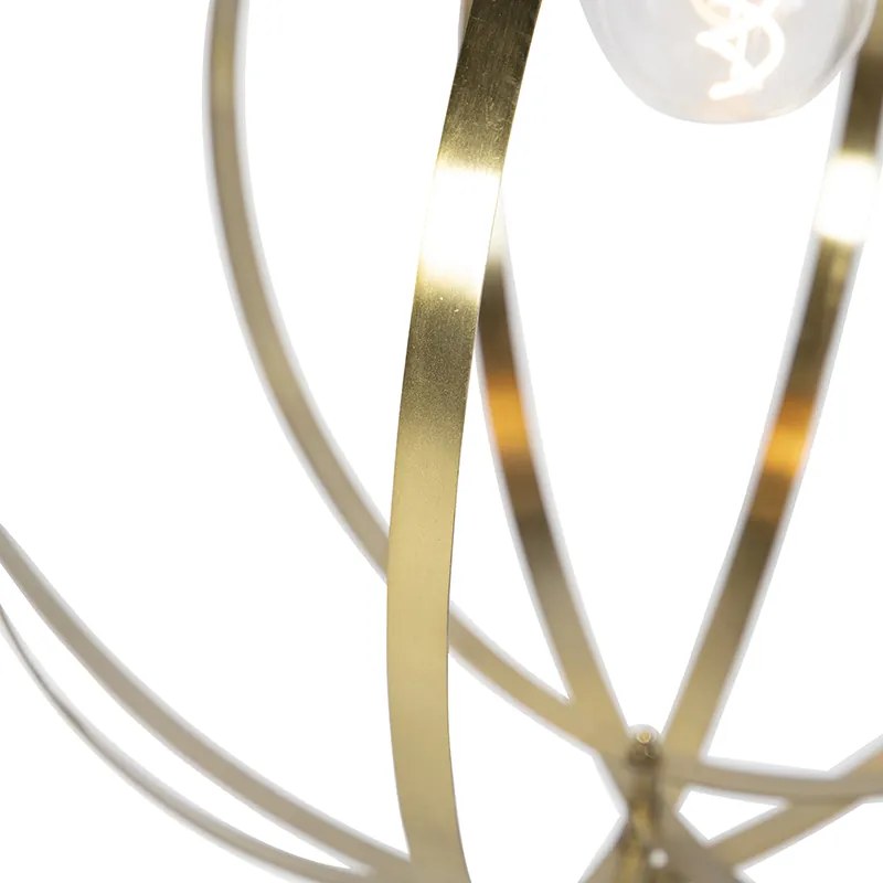 Винтидж месингов висящ лампион с въртящи се пръстени - Rings