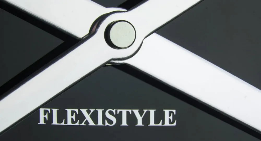 Дизайнерски черен стенен часовник, 80 см Кафяво