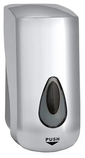 Дозатор за сапун 11,5x24,5 см сребрист