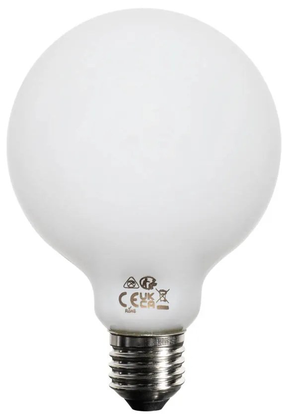 Комплект от 5 димируеми на 3 стъпки LED опалови крушки E27 G95 4W 450 lm 2700K