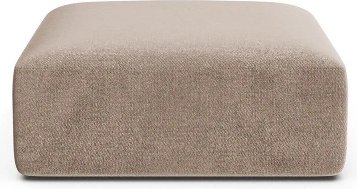 Светлокафява кадифена табуретка Campi – Cosmopolitan Design