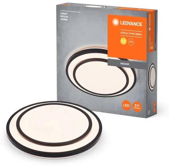 LEDVANCE LED ЛАМПА ORBIS BERLIN 390 mm 24W 830  - ЧЕРЕН - 4058075832794