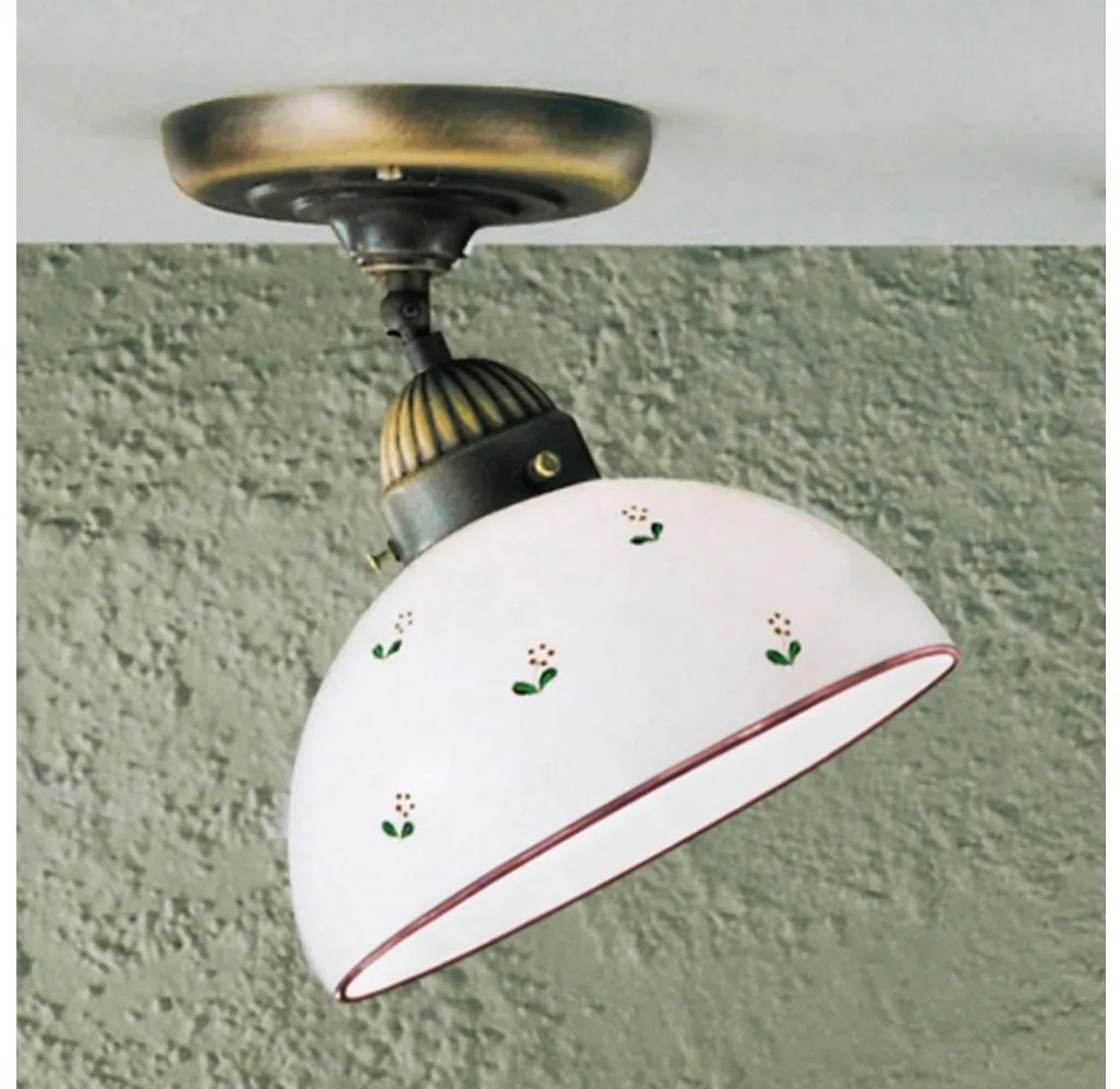 Kolarz 731.10.69 - Полилей за повърхностен монтаж NONNA 1xE27/75W/230V Ø 20 см червен