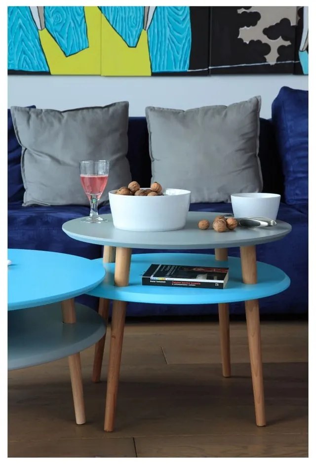 Светлосива маса за съхранение UFO, Ø 45 cm Ufo - Ragaba