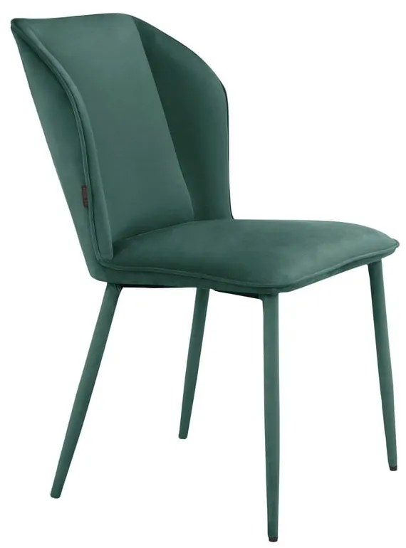 Зелени кадифени трапезни столове в комплект от 2 бр. Wilma – Støraa