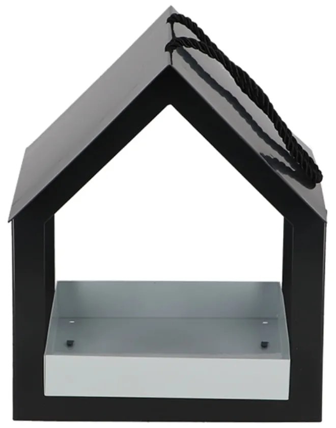 Антрацитно сива къщичка за птици - Esschert Design