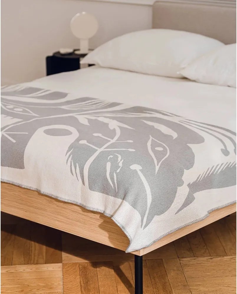 Светлосиво одеяло 165x200 cm Lino – noo.ma