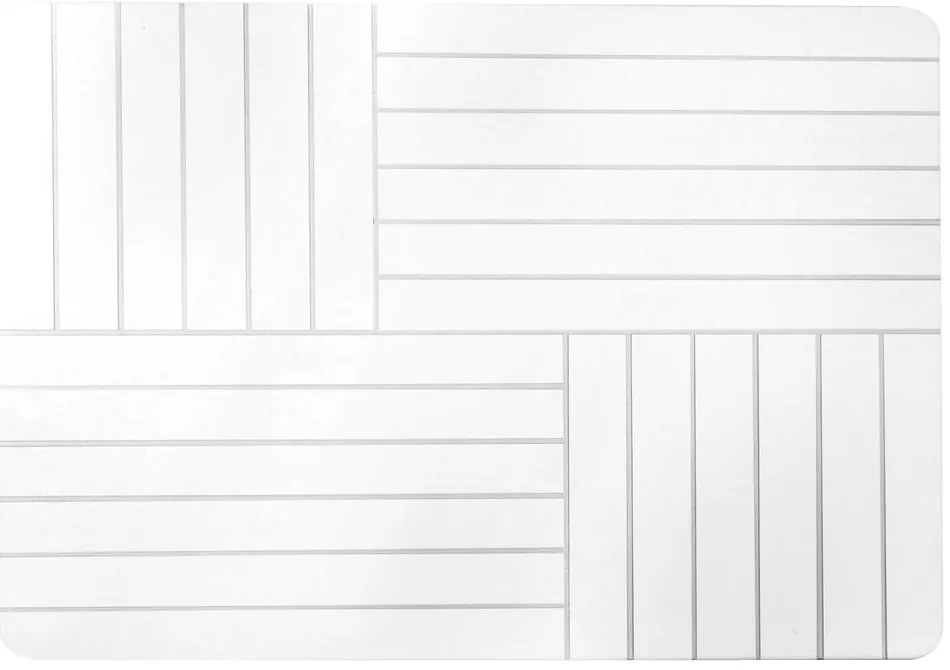 Бял килим за баня 50x70 cm Malta – douceur d'intérieur