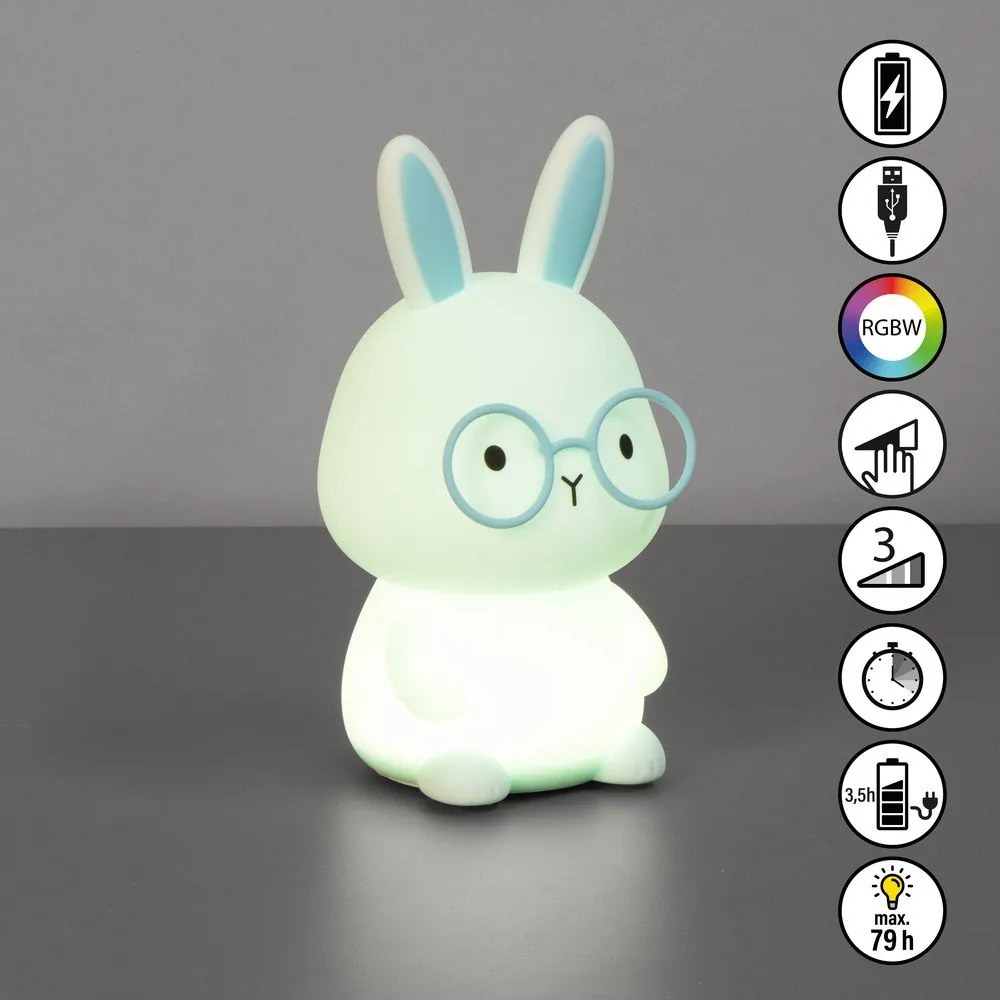 Светлосиня детска нощна лампа Felix – Fischer &amp; Honsel