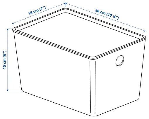 KUGGIS кутия с капак 495.612.40