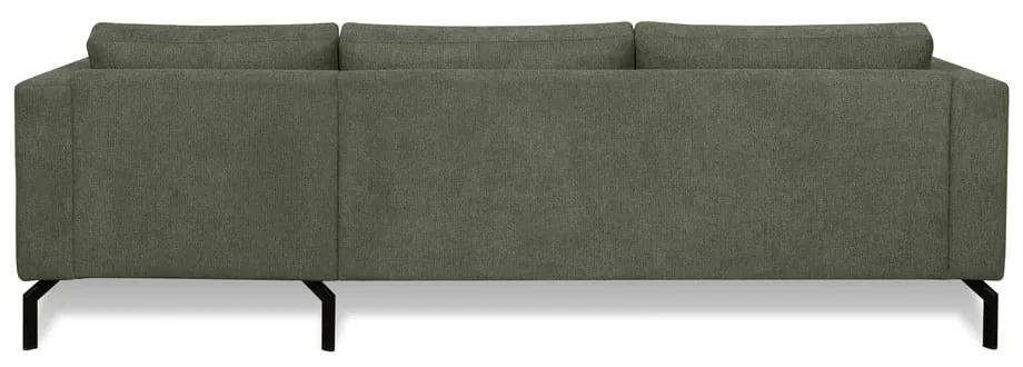 Тъмнозелен ъглов диван (десен ъгъл) Gomero – Scandic