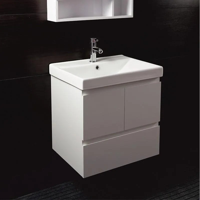 Конзолен PVC шкаф ICP 6060, с умивалник, 60x45x60см