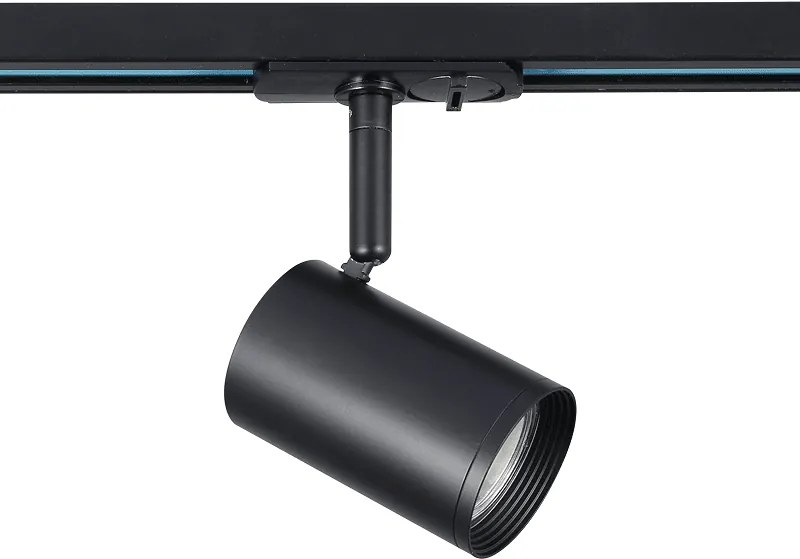 Спот за двупроводна шина TS68GU3CB, черен мат, 1хGU10