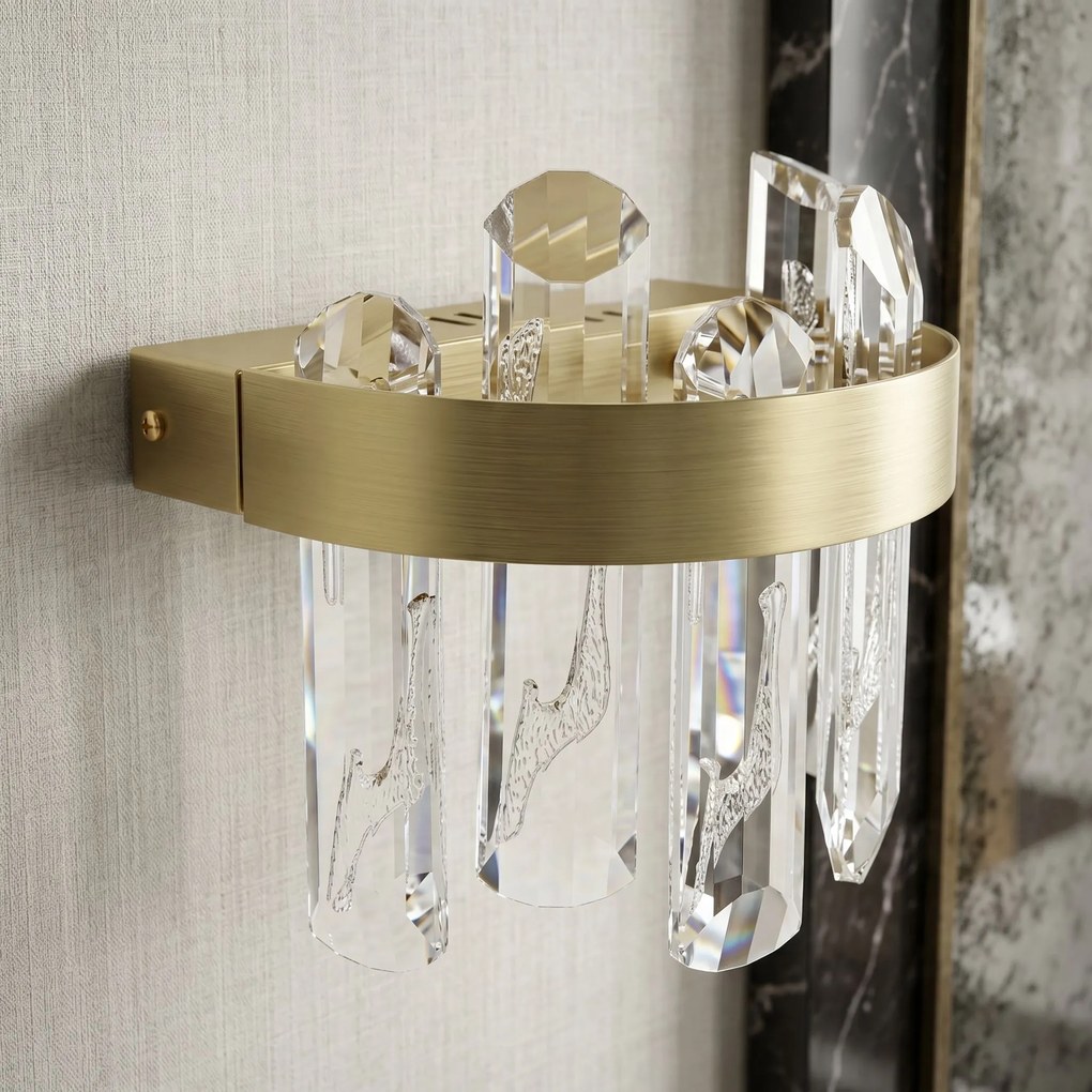 LED стенен аплик SWE075-W Brushed Gold