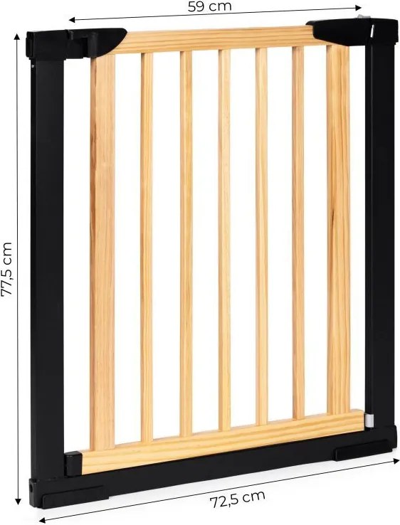 Защитна преграда за стълби и входове – налична в различни размери Šírka: 74-130 cm | Výška: 77,5 cm