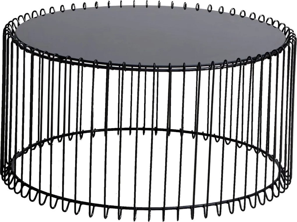 Кафе-маса Temporal Round-Черно