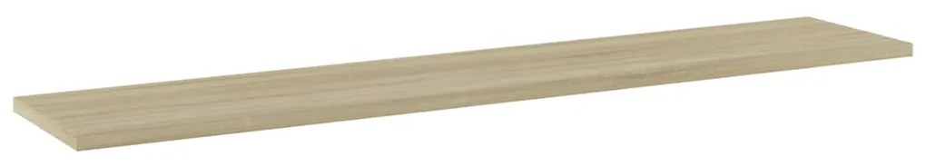 805384 vidaXL Рафтове за етажерка, 4 бр, дъб сонома, 100x20x1,5 см, ПДЧ