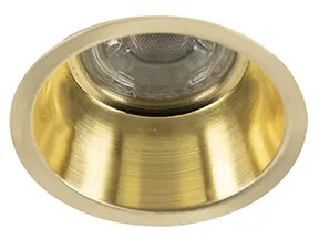 Комплект от 6 модерни вградени спота злато - Dept