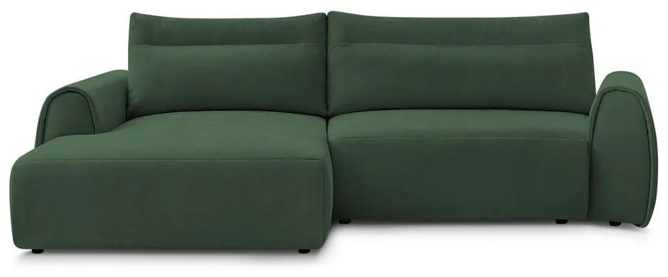 Тъмнозелен ъглов диван Aden – Bobochic Paris