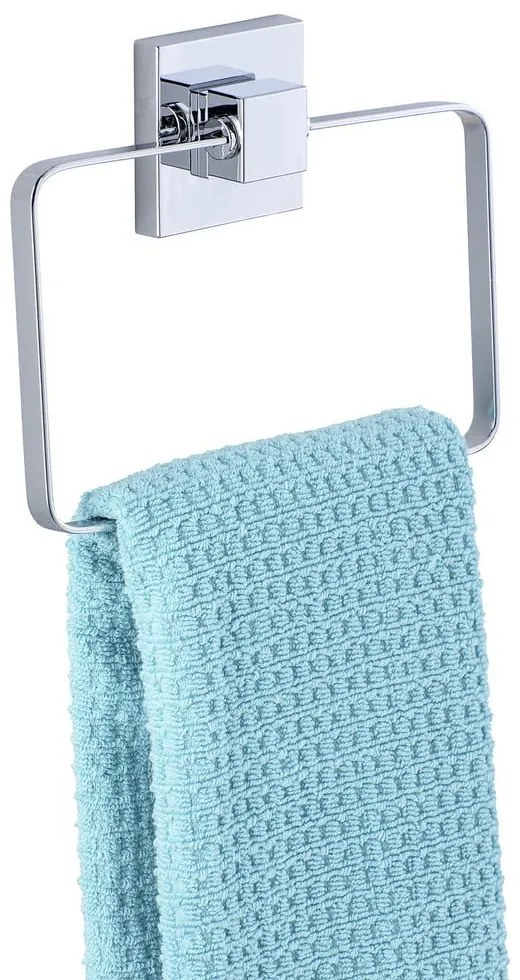 Самозадържаща се кука за кърпи Vacuum-Loc Ring, товароносимост до 33 kg - Wenko