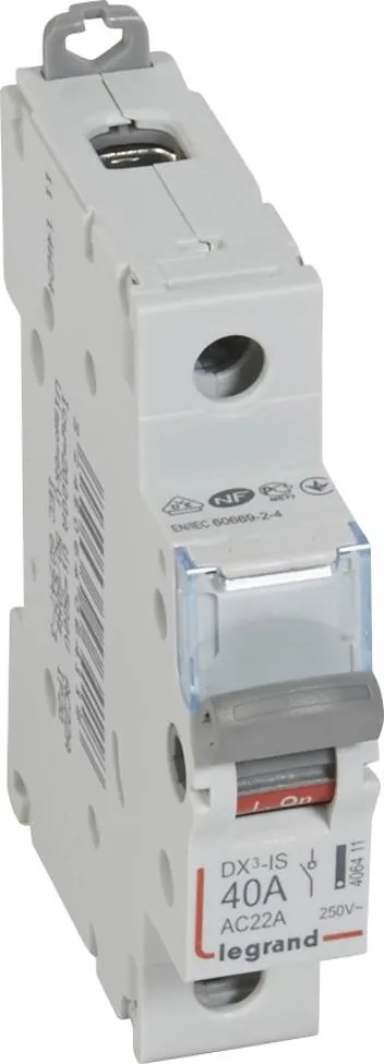 Legrand Товаров прекъсвач /шалтер/ DX3-IS 40A 1P 1 мод.  - 406411