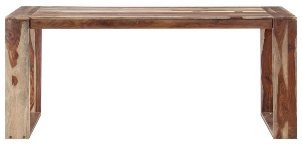 286357 vidaXL Трапезна маса 180x90x76 см масивно дърво