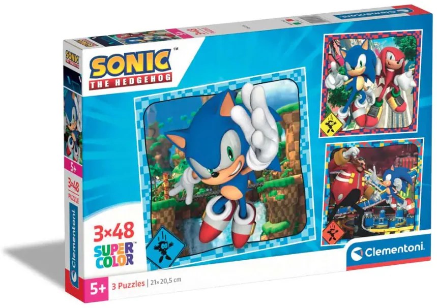 Clementoni - Пъзел Sonic 25320 3х48ч.