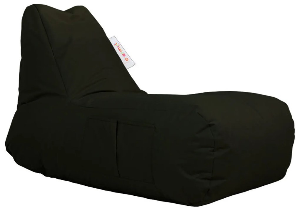 Градински пуф Trendy Comfort Bed Pouf, цвят Черен