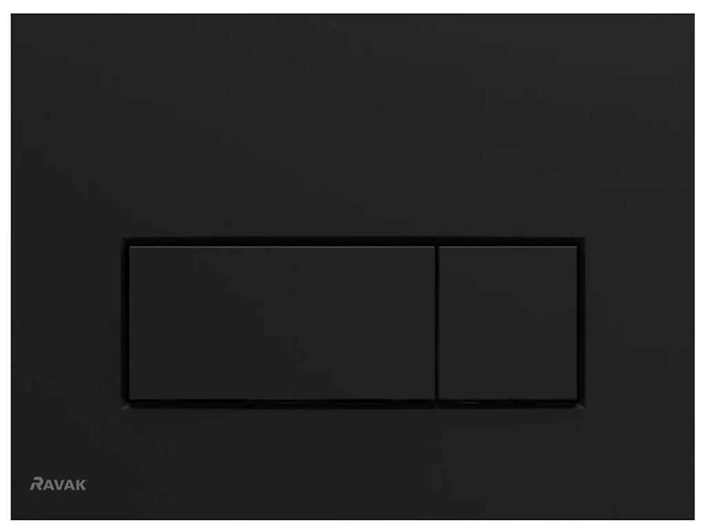Ravak X01744 - Бутон за смиване UNI SLIM 24,7x16,5 cm черен