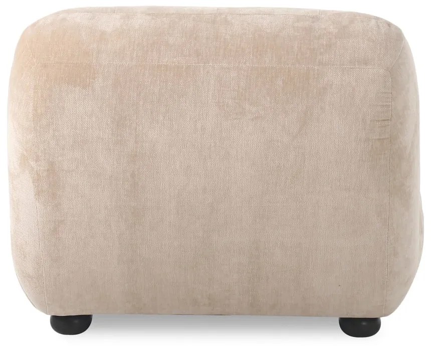 Бежово кадифено кресло Wyatt – Dutchbone