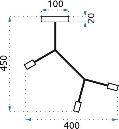 Плафон LOFT APP736-3C Black
