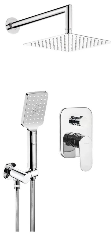 Deante NAC_09LP - Душ комплект с вграден смесител ALPINIA блестящ хром