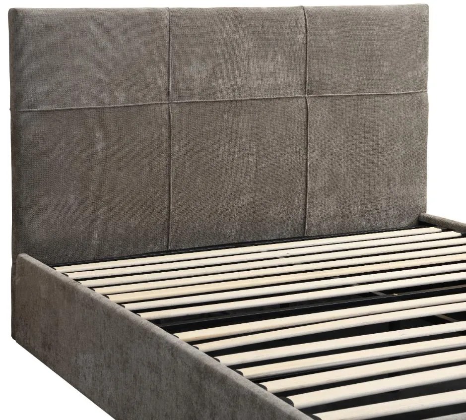 Тапицирано легло Raziel-Кафяво-160x200-Lift-Storage
