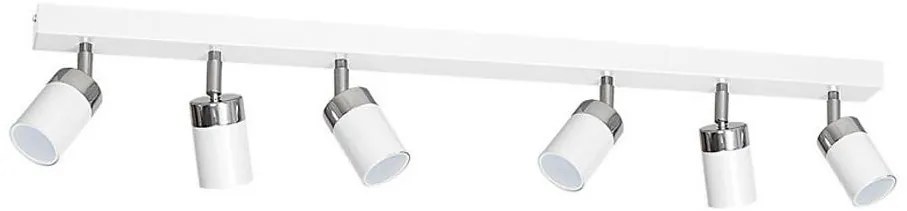 Точково осветително тяло JOKER 6xGU10/25W/230V бяло/лъскав хром