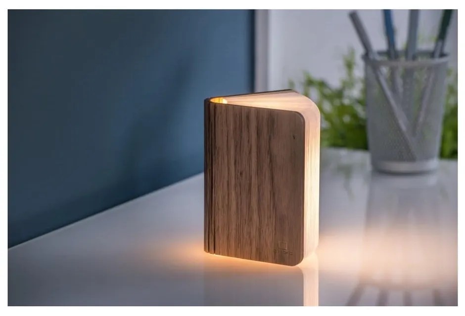 Кафява светлинна декорация с USB Booklight – Gingko