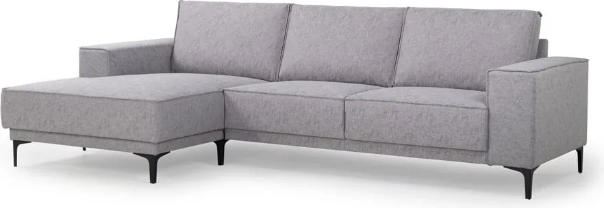 Светлосив ъглов диван (ляв ъгъл) Copenhagen - Scandic