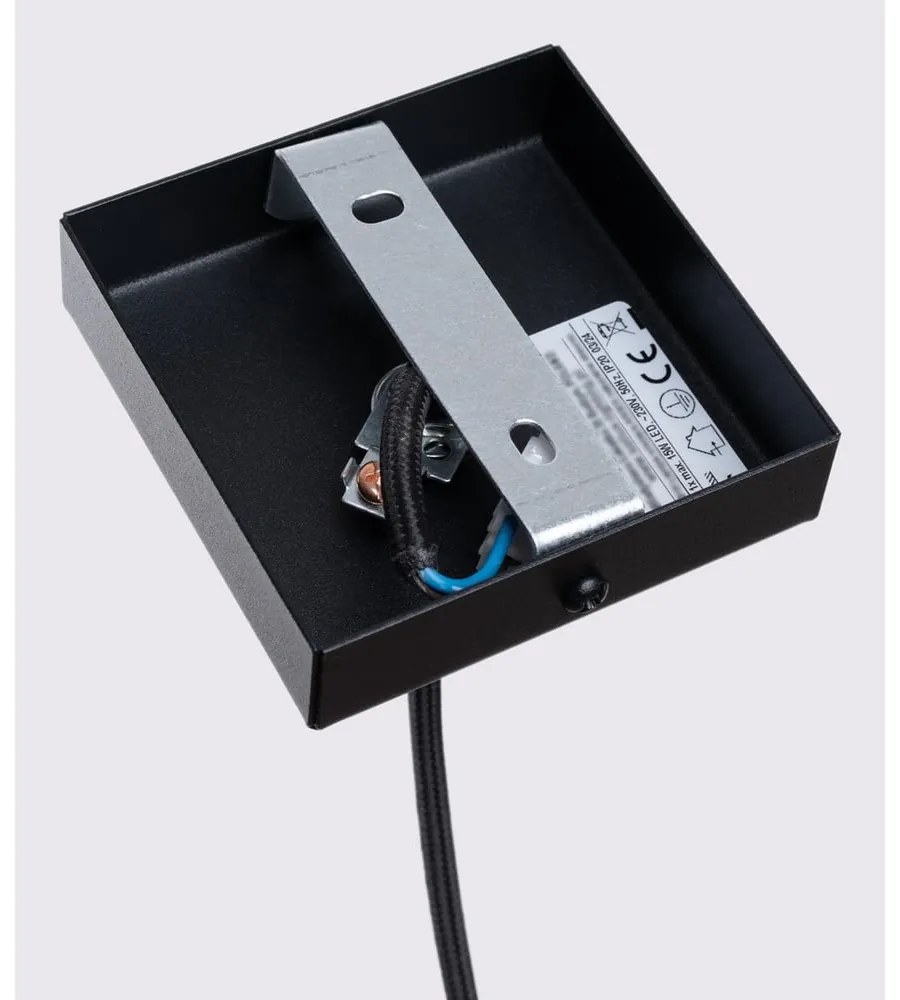 Черно висящо осветително тяло Gleam – Sollux