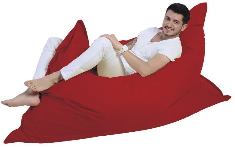 Градински пуф Giant Cushion 140x180, цвят Червен