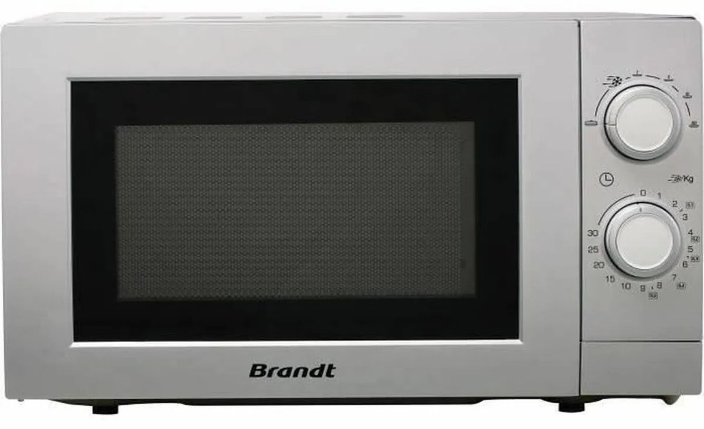 микровълновата фурна Brandt 700 W 20 L Сребрист 700 W 20 L