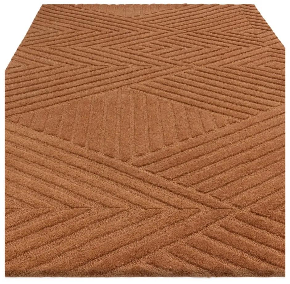Вълнен килим в тухлен цвят 160x230 cm Hague - Asiatic Carpets