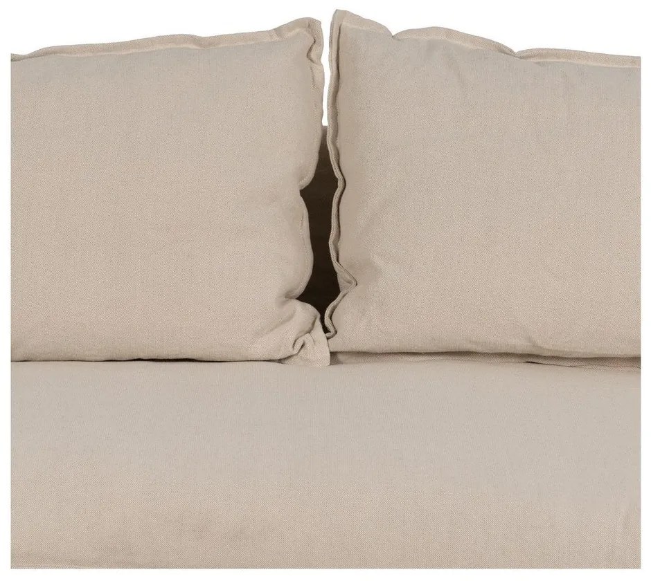 Кремав ленен диван 200 cm – Ixia