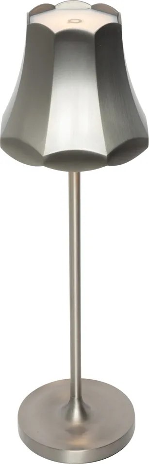 Ретро настолна лампа Gunmetal акумулаторна IP44 - Granny