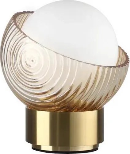 Ideal Lux - LED настолна лампа BLOOM 1xG9/3W/230V златиста/опушено бежово