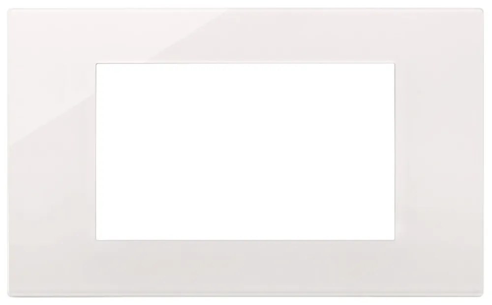 VIMAR 30654.40 Декоративна рамка Linea, 4M, Reflex white,