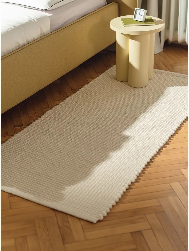 Бежов ръчно изработен вълнен килим 170x240 cm Talo – noo.ma