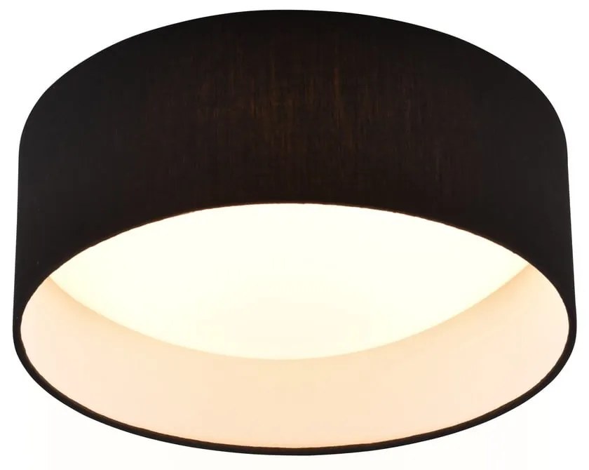Черно LED осветително тяло за таван ø 30 cm Locarno - Reality