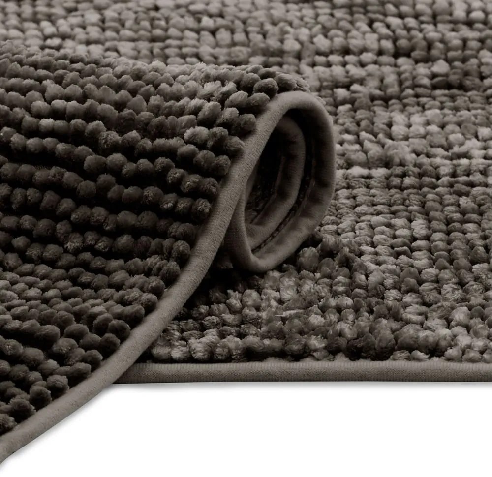 Тъмносив килим за баня 70x120 cm Bati – Restilo