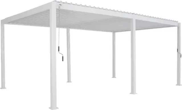 Беседка Hesperide Evora, Алуминий, 6x3.6 m - Бял