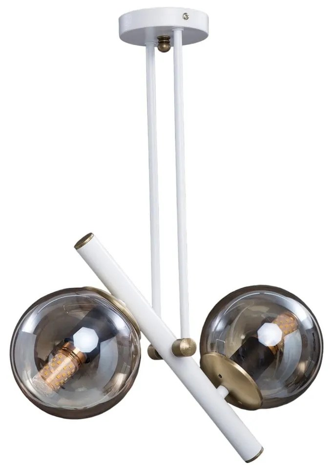 Висяща лампа със стъклен абажур ø 15 cm Libra - Squid Lighting